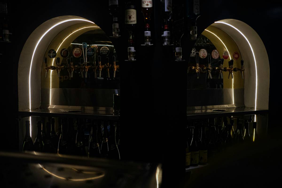 Comparison of night light led light bar installation methods showing hidden vs exposed LEDs